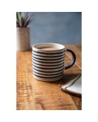 Tasse en grès Mikasa bleue - 390ml