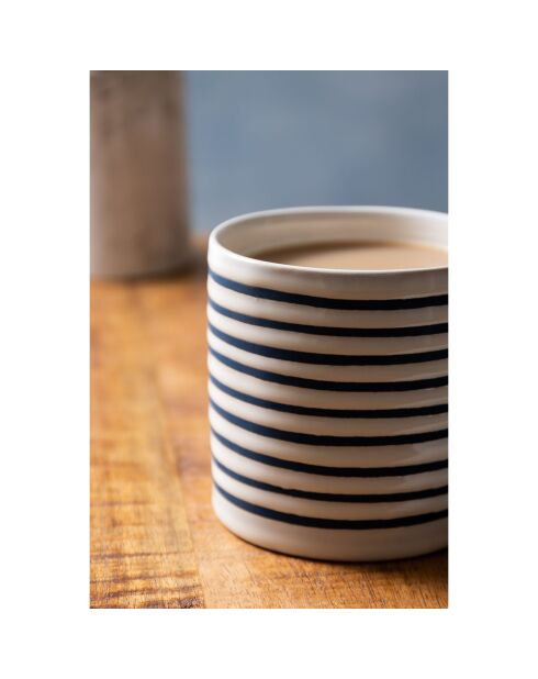 Tasse en grès Mikasa bleue - 390ml