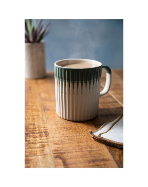 Tasse en grès Mikasa  verte - 410ml