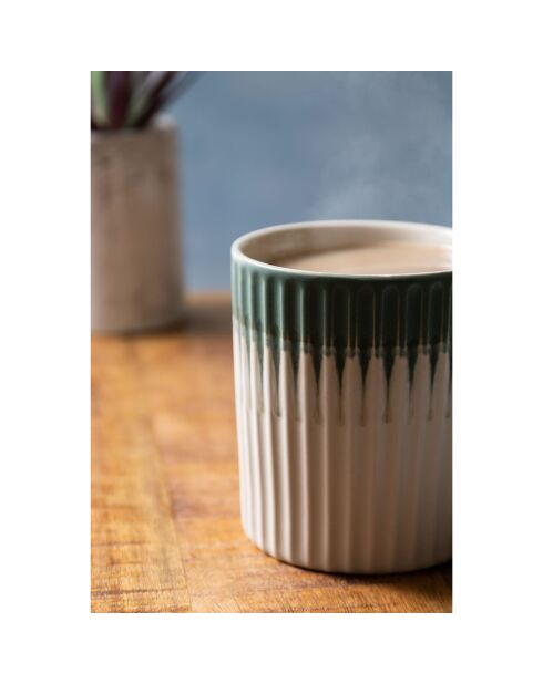Tasse en grès Mikasa  verte - 410ml