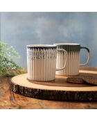 Tasse en grès Mikasa  verte - 410ml
