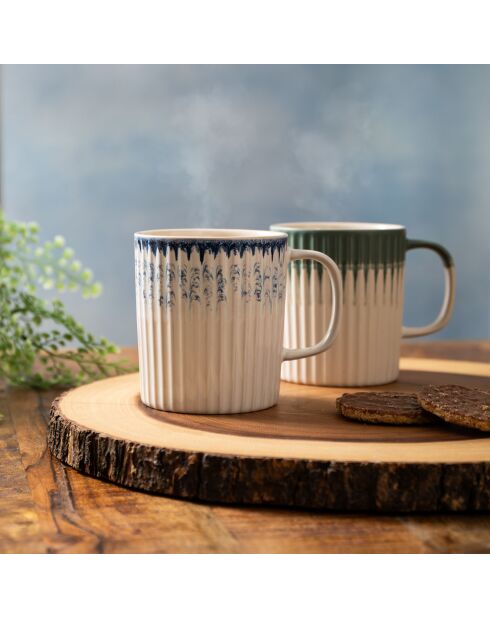 Tasse en grès Mikasa  verte - 410ml