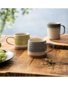 Tasse en grès Mikasa  verte - 410ml