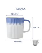 Tasse en grès Mikasa  bleue - 410ml