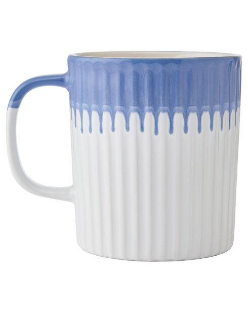 Mikasa blauer Steinzeugbecher, 410 ml