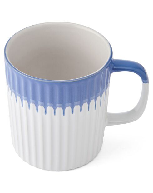 Mikasa blauer Steinzeugbecher, 410 ml