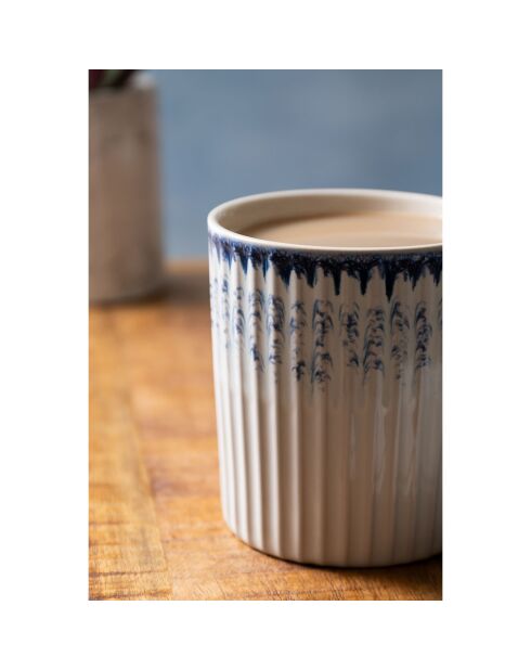 Tasse en grès Mikasa  bleue - 410ml
