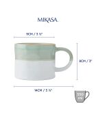 Tasse en grès Mikasa  verte - 350ml