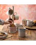 Tasse en grès Mikasa  rose - 380ml