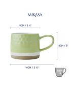 Tasse en grès Mikasa  verte - 320ml
