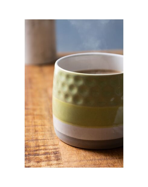Tasse en grès Mikasa  verte - 320ml