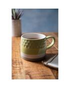Tasse en grès Mikasa  verte - 320ml