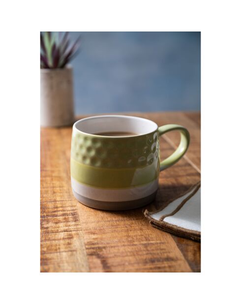 Tasse en grès Mikasa  verte - 320ml