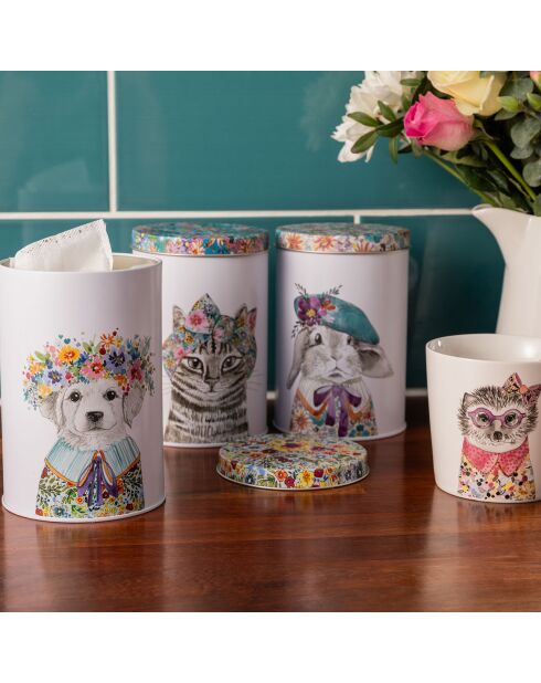 3 boîtes de rangement Mikasa Tipperleyhill blanches - 1L