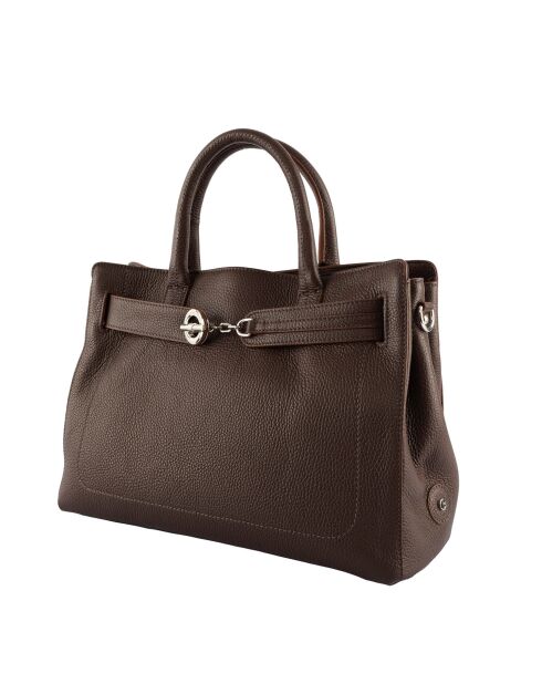 Sac à main Paris marron - 38x28x14 cm