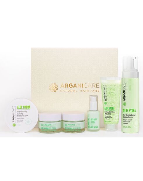 Coffret Re Hydratant à l'Aloe Vera Visage - 5 pièces