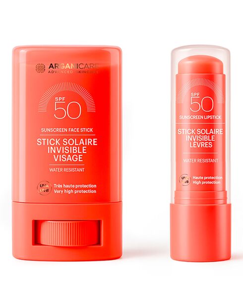 Pack Duo Solaire SPF 50 Visage & Lèvres