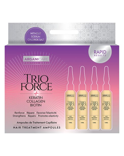 Traitement Réparateur Avancé Cure ampoules cheveux - 4 Semaines