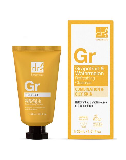 Erfrischendes Reinigungsmittel mit Grapefruit und Wassermelone, 30 ml