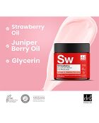 Crème hydratante de jour à la fraise et à la vitamine C - 60 ml