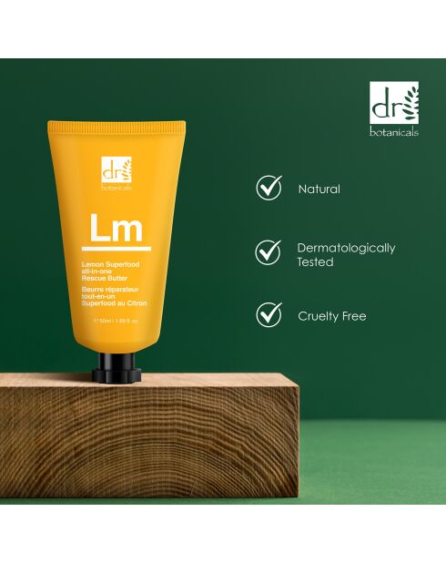 Beurre de secours tout-en-un au citron et aux superaliments - 50 ml