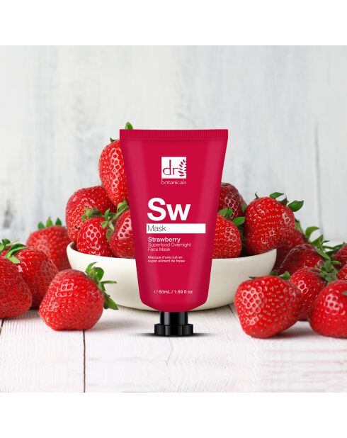 Mascarilla de noche de fresa - 50 ml