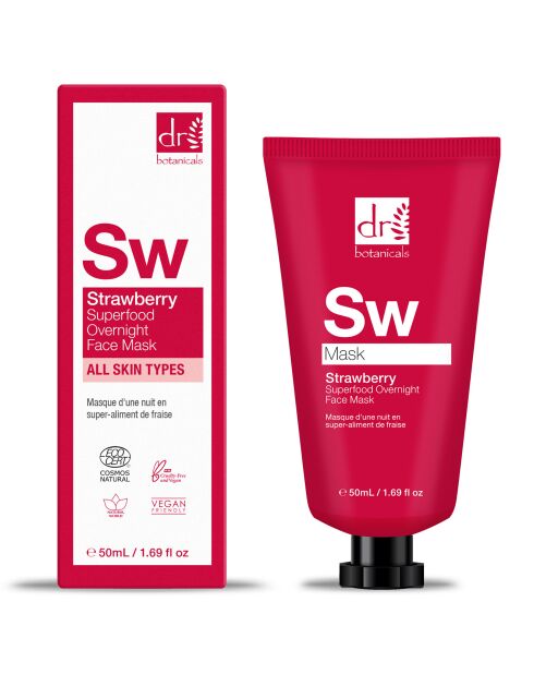 Mascarilla de noche de fresa - 50 ml