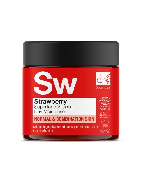 Dagcrème met aardbeien en vitamine C - 60 ml