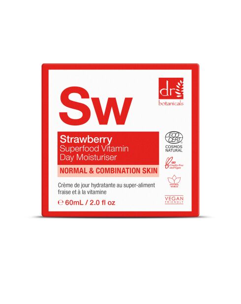 Dagcrème met aardbeien en vitamine C - 60 ml