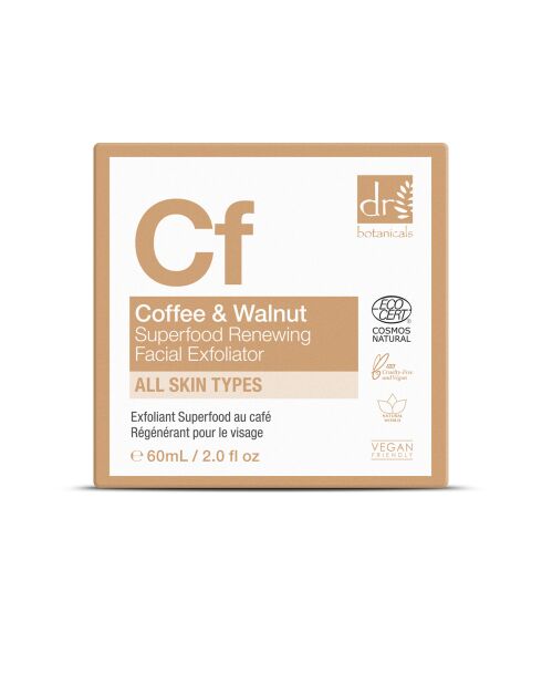Exfoliant visage régénérant au café et aux superaliments - 60 ml