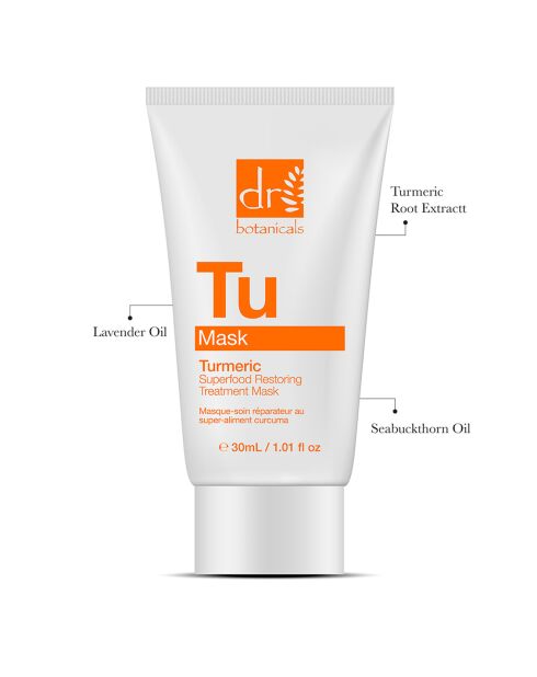Masque de soin réparateur aux superaliments au curcuma - 30 ml