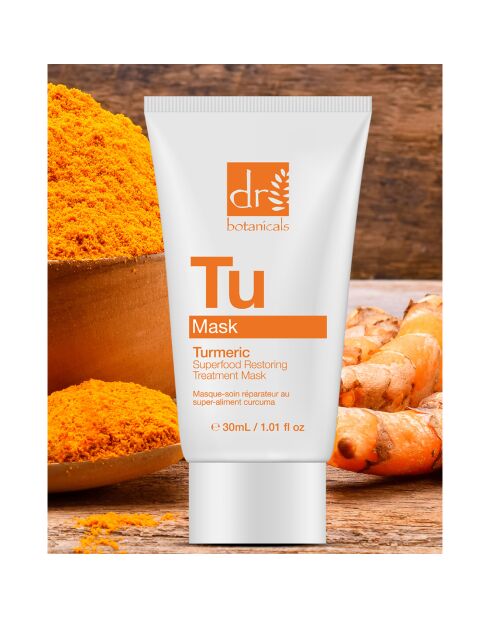 Masque de soin réparateur aux superaliments au curcuma - 30 ml