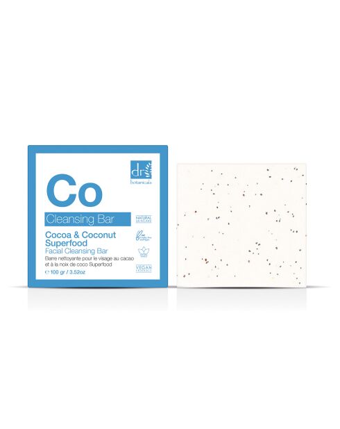 Pain nettoyant visage superaliment cacao et noix de coco - 100 g