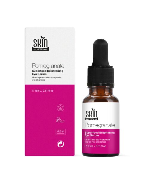 Aufhellendes Augenkontur-Serum mit Granatapfel, 15 ml