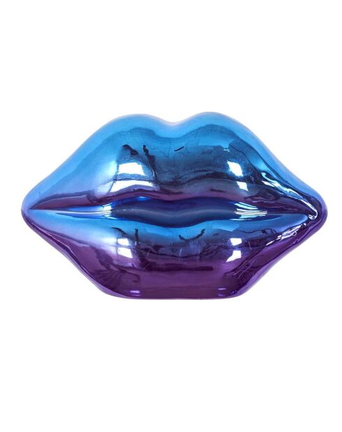 Décoration bouche à poser Electroplate multicolore - 19.7x10x11 cm