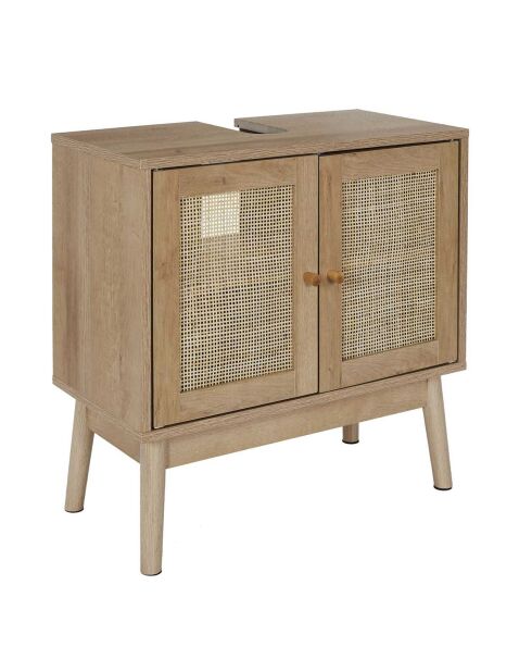 Meuble sous vasque Bali marron - 60x30x70 cm