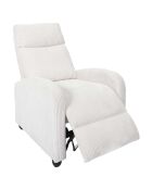 Fauteuil Dream côtelé Scott beige - 69x95x100 cm