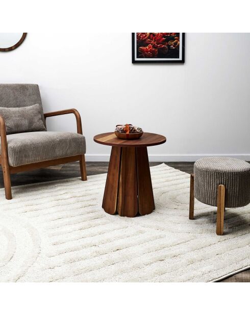 Table d'appoint Will marron - 45x45x45 cm