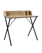Bureau Klaus marron/noir - 90x50x84.5 cm