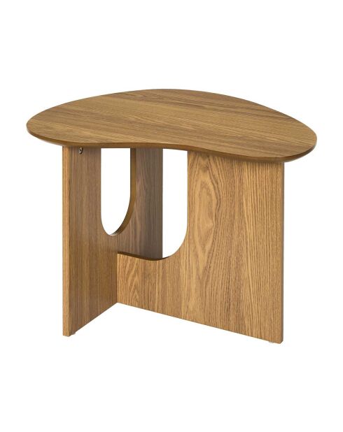 Table d'appoint Calypso marron - 60x48x42 cm