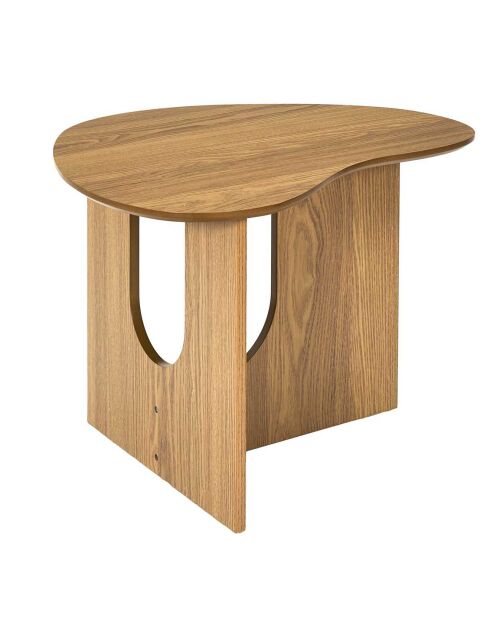 Table d'appoint Calypso marron - 60x48x42 cm