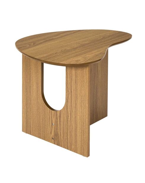 Table d'appoint Calypso marron - 60x48x42 cm