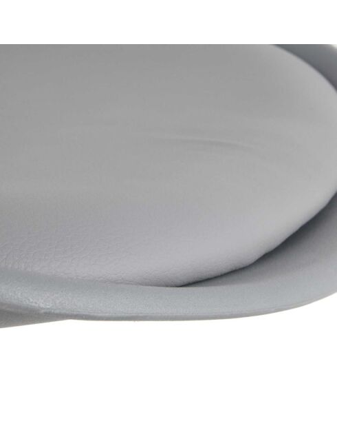 Chaise à roulettes Kiruna grise - 46.5x58.5x92 cm