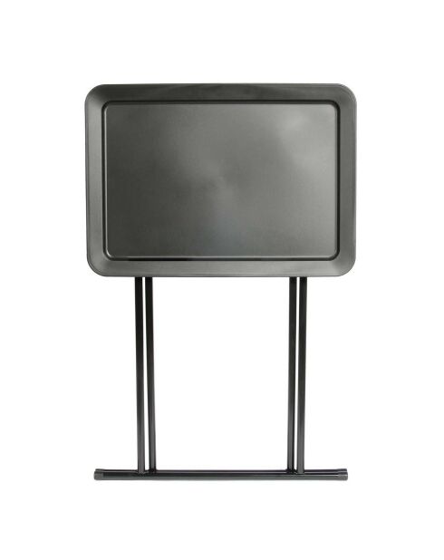 Table d'appoint plateau noire - 52x37x66 cm