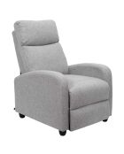 Fauteuil de relaxation Dream gris clair - 67x98x97 cm