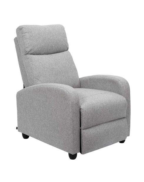 Fauteuil de relaxation Dream gris clair - 67x98x97 cm