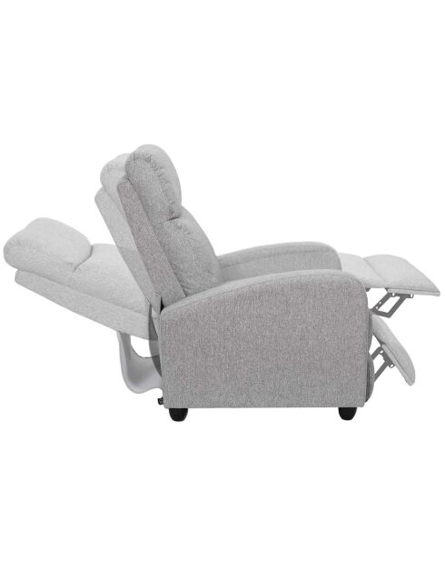 Fauteuil de relaxation Dream gris clair - 67x98x97 cm