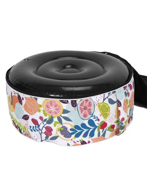Pouf gonflable Peps multicolore - 55x55x25 cm