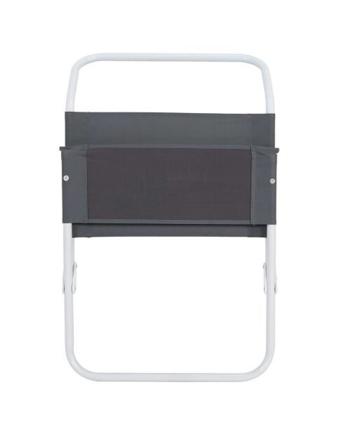 Chaise de plage pliante Bella Vita grise - 44.5x52x50 cm