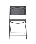 Chaise Elba grise - 46x50x80 cm